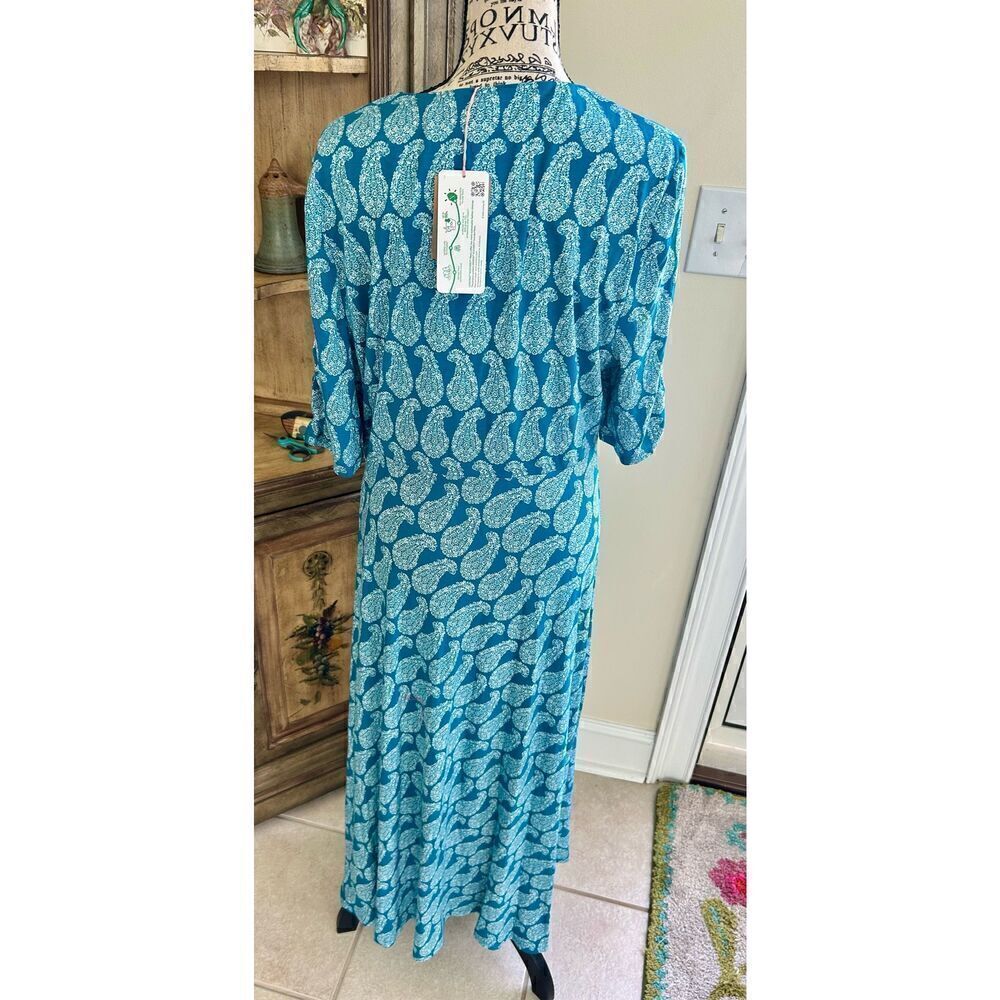 Boden Paisley Short Sleeve Jersey Dress NWT - Picture 9 of 13